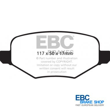 EBC Yellowstuff Brake Pads DP41826R