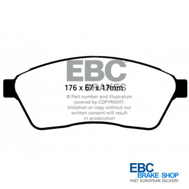 EBC Yellowstuff Brake Pads DP41859R