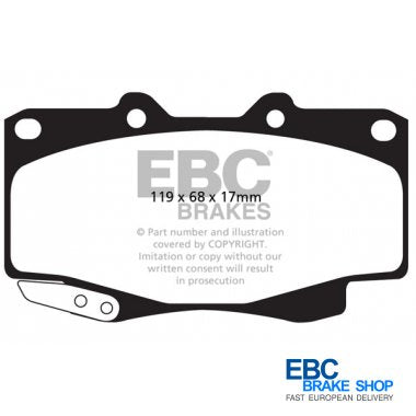 EBC Yellowstuff Brake Pads DP42005R