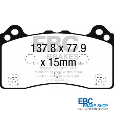 EBC Yellowstuff Brake Pads DP42274R