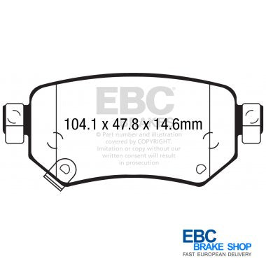 EBC Yellowstuff Brake Pads DP42287R