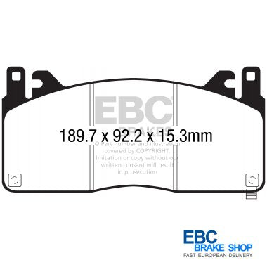 EBC Yellowstuff Brake Pads DP43055R