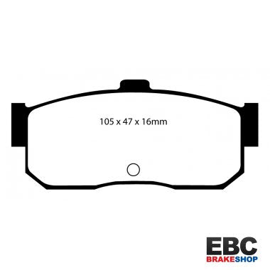 EBC Yellowstuff Brake Pads DP4889R