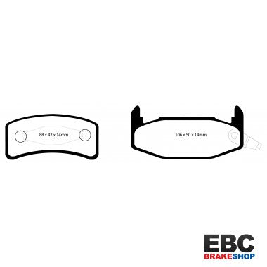 EBC Yellowstuff Brake Pads DP4978R