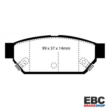 EBC Yellowstuff Brake Pads DP4986R