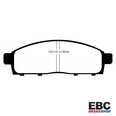 EBC Extra-Duty Greenstuff-6000 Brake Pads DP61963