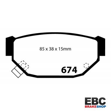 EBC Ultimax Brake Pads DP674