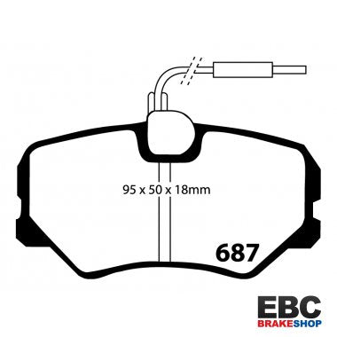 EBC Ultimax Brake Pads DP687
