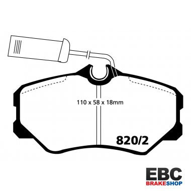 EBC Ultimax Brake Pads DP820/2