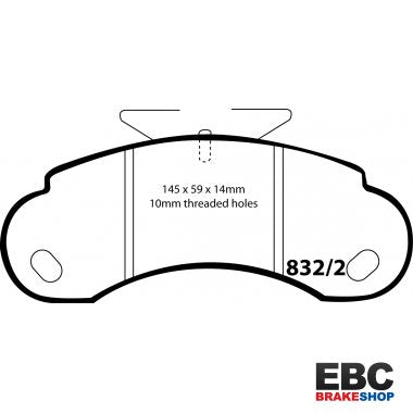EBC Ultimax Brake Pads DP832/2