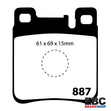 EBC Ultimax Brake Pads DP887