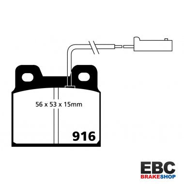 EBC Ultimax Brake Pads DP916