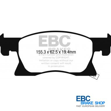 EBC Ultimax Brake Pads DPX2267
