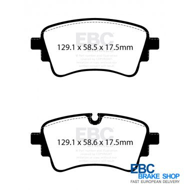 EBC Ultimax OE Replacement Brake Pad Set DPX2435