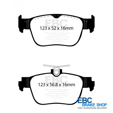 EBC Ultimax OE Replacement Brake Pad Set DPX2440