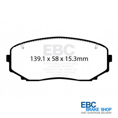 EBC Ultimax OE Replacement Brake Pad Set DPX2463