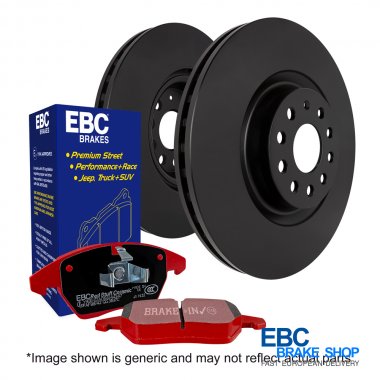 EBC Redstuff Pad & Plain Disc Kit PD02KR072