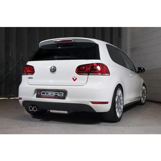 VW Golf GTD (Mk6) 2.0 TDI (5K) (09-13) Cat Back Performance Exhaust