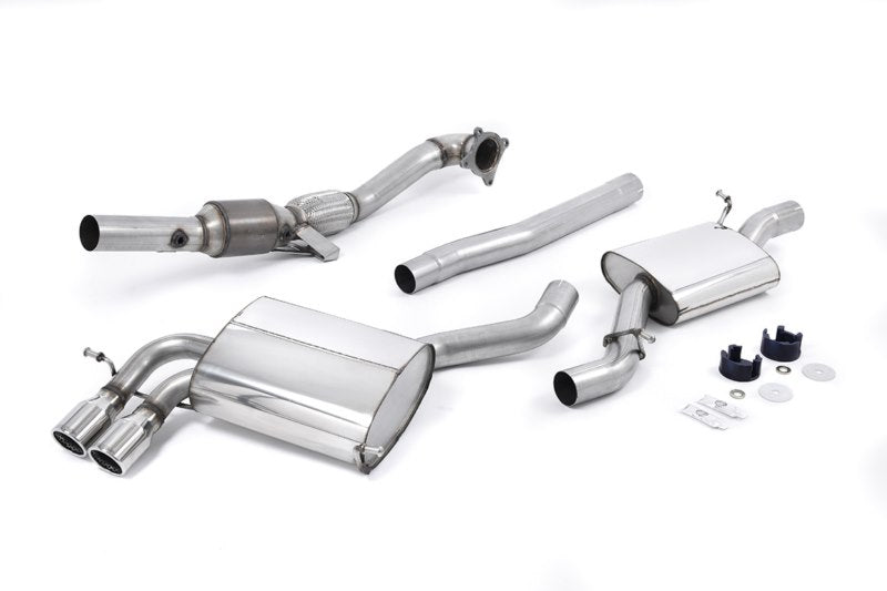 Milltek Turbo-back including Hi-Flow Sports Cat Audi S3 2