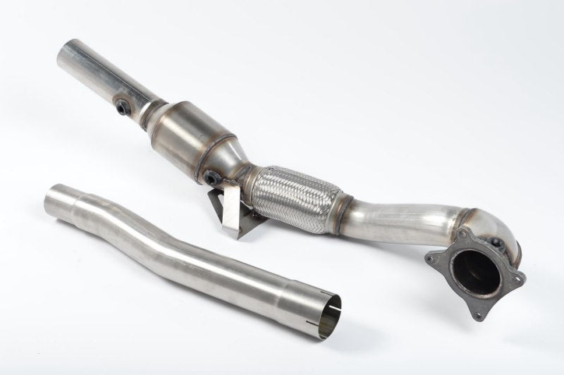 Milltek Cast Downpipe with HJS High Flow Sports Cat Audi T