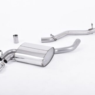 Milltek Cat Back Exhaust Non-Resonated Audi A3 3.2 V6 Quattro 3-Door and 5-Door Sportback 03-12