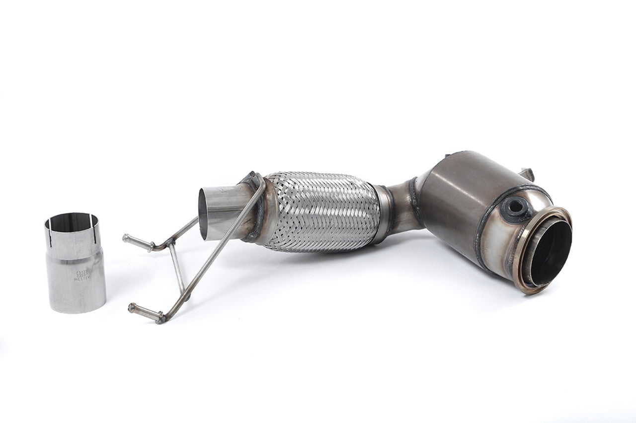 Milltek New Mini Mk3 (F56) Cooper 1.5T (Pre-LCI only) 2014-2018 Large Bore Downpipe and Hi-Flow Sports Cat Exhaust - Fits Milltek System