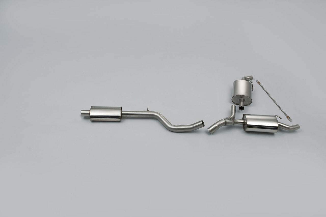 Milltek Renault Clio 200 (inc. Cup) 2009-2012 Cat-back Exhaust - Uses OE Tailpipes