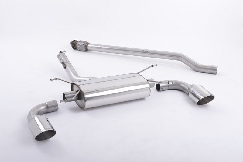 Milltek Secondary Cat-back Toyota GT86 2.0 litre 2012 – 2
