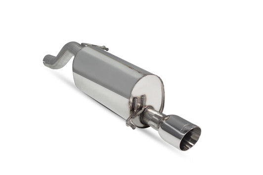 Scorpion Rear Silencer - Black Ceramic Tailipes - Corsa E 1.0 Turbo Non GPF Model Only - 2014 - 2019 - SVXB066C