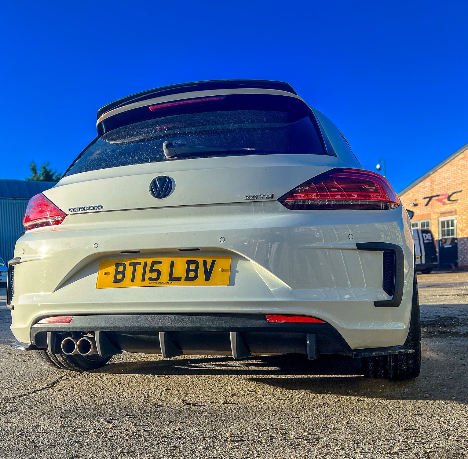 Volkswagen Scirocco MK3 R-Line Facelift - 5 Diffuser Fins