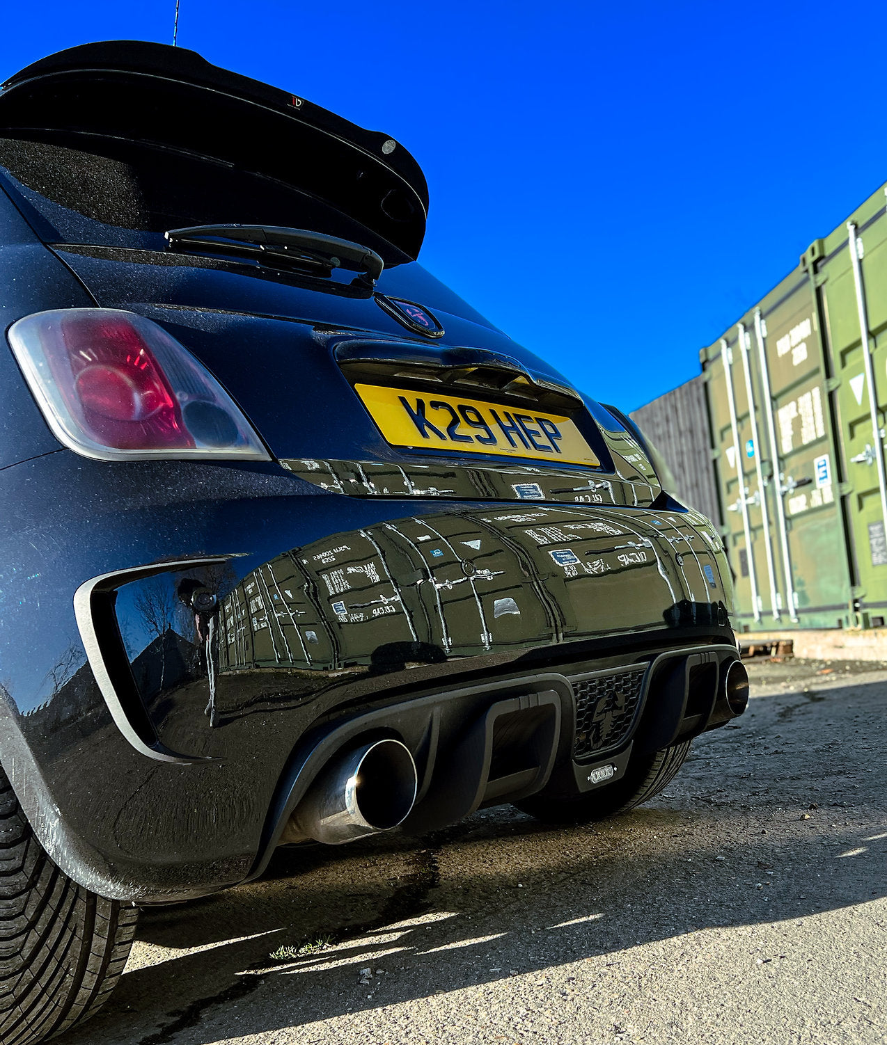 Fiat Abarth 500 Series 3 - Rear Diffusers and Rain Light