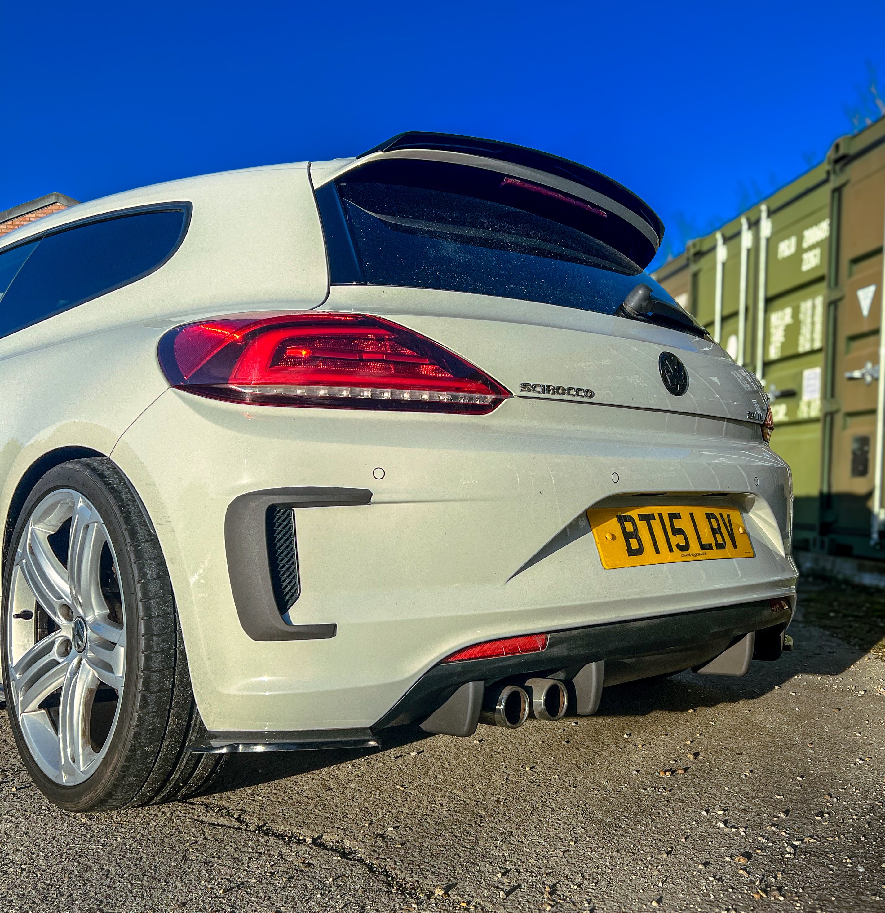 Volkswagen Scirocco MK3 R-Line Facelift - 4 Diffuser Fins