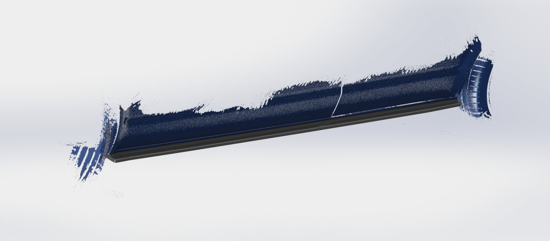 Volkswagen Transporter T6 Sportline Long Wheelbase - Side Skirt Splitters