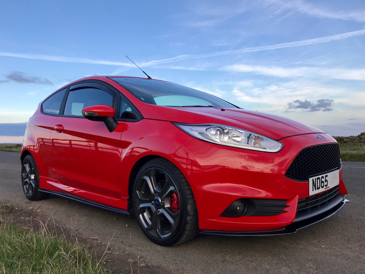 Ford Fiesta MK7.5 ST180 - V3 Front Splitter
