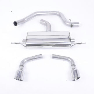 Milltek Cat-back Audi TT Mk2 2.0 TFSi 2WD 2006 – 2011