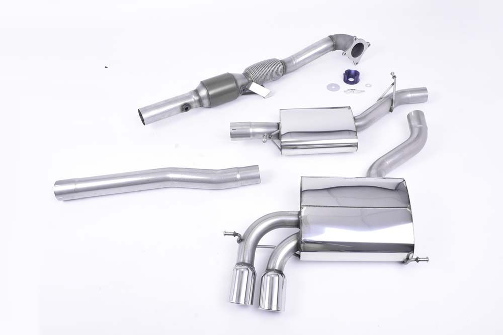 Milltek Turbo-back including Hi-Flow Sports Cat Audi S3 2