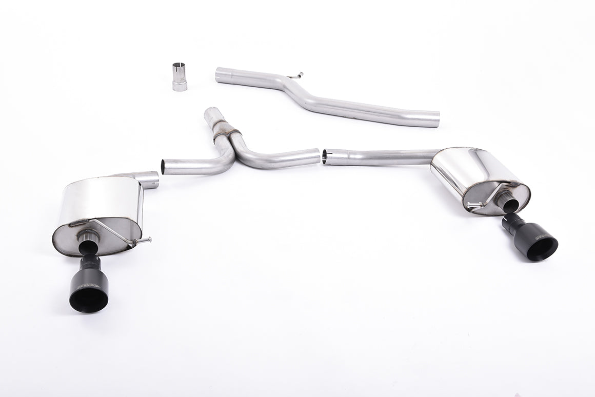 Milltek Cat-back Exhaust Audi A4 2.0 TDi B8 140PS / 177PS 2WD Saloon and Avant (S-Line models only) 09-11