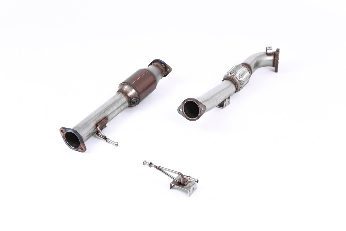 Milltek Large Bore Downpipe and Hi-Flow Sports Cat Ford Fo