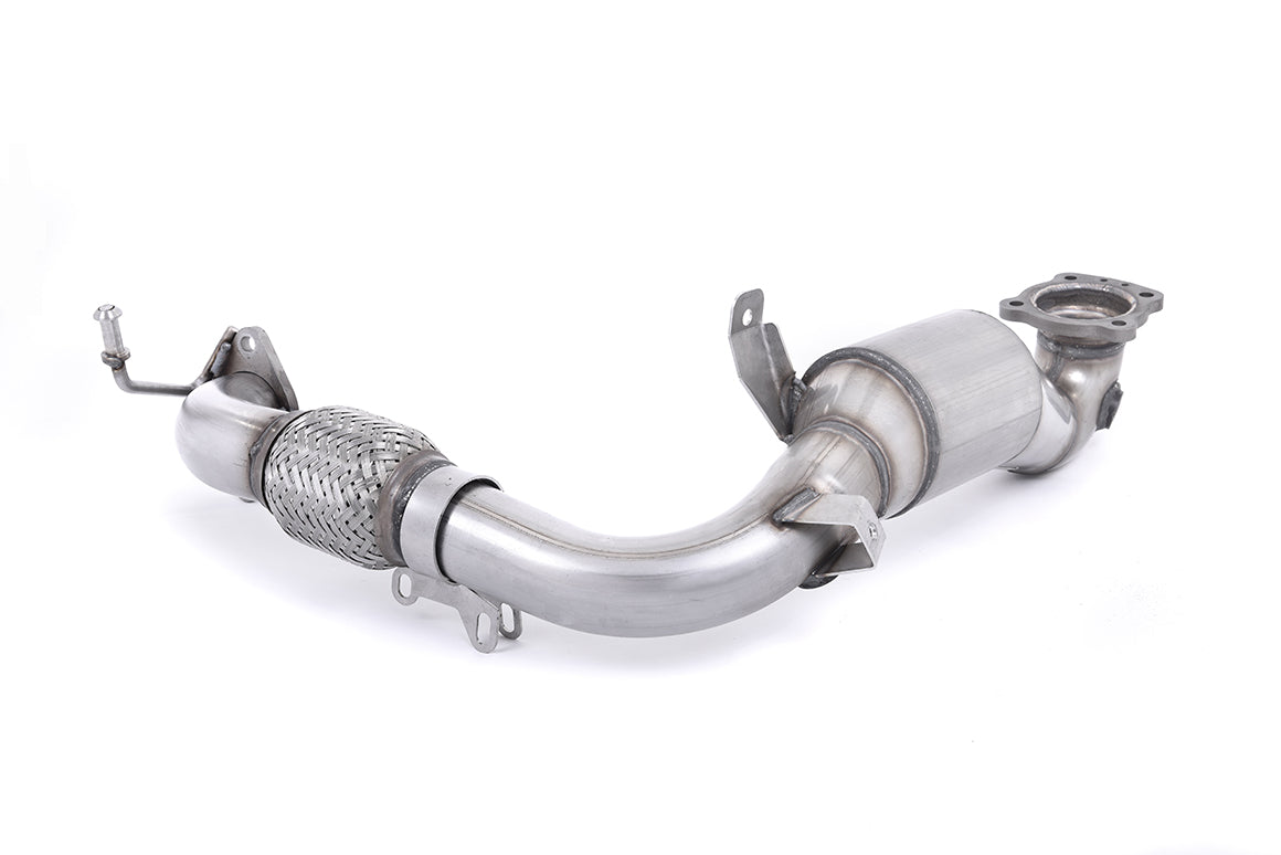 Milltek Large Bore Downpipe and Hi-Flow Sports Cat Ford Fi
