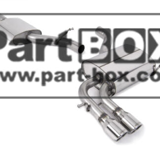 Milltek Sport Cat-back Exhaust Audi A3 2.0T FSI Quattro 5-Door SportBack 04-12 Resonated (Quieter)