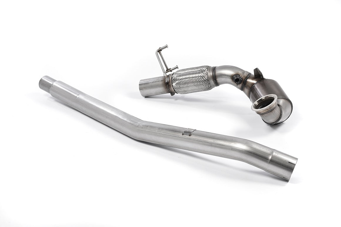 Milltek LARGE BORE DOWNPIPE AND HI-FLOW SPORTS CAT Golf MK7.5 GTI