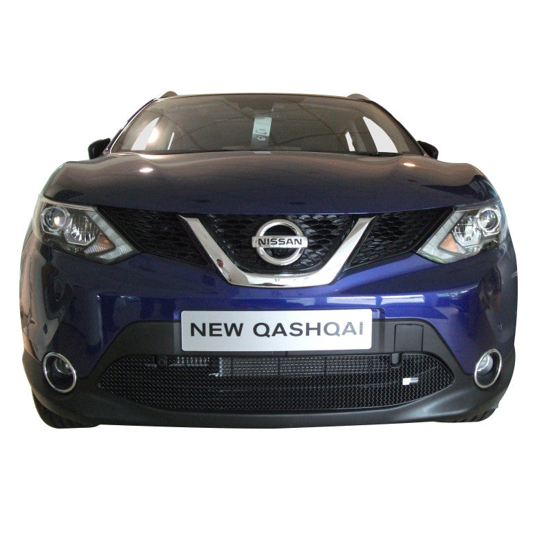 Zunsport Nissan Qashqai (2.0 Diesel) 2014-Onwards Lower Grille Without Parking Sensors Black