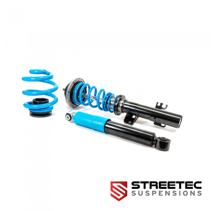 STREETEC ultraLOW - VW Bus T5+T6 with bracket fitting- extreme low / with max. load reduction