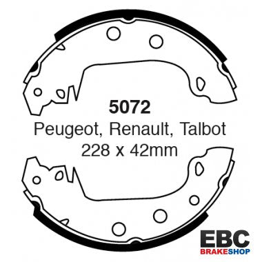 EBC Brake Shoes 5072