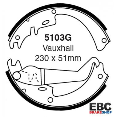 EBC Brake Shoes 5103G