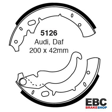 EBC Brake Shoes 5126