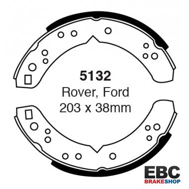 EBC Brake Shoes 5132