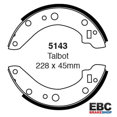 EBC Brake Shoes 5143