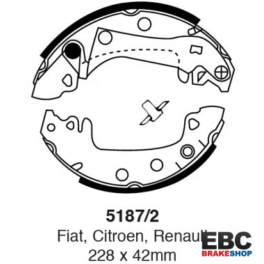 EBC Brake Shoes 5187/2