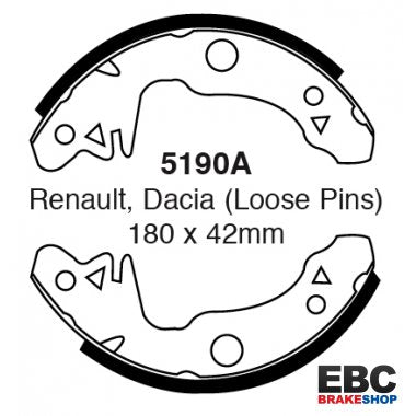 EBC Brake Shoes 5190A